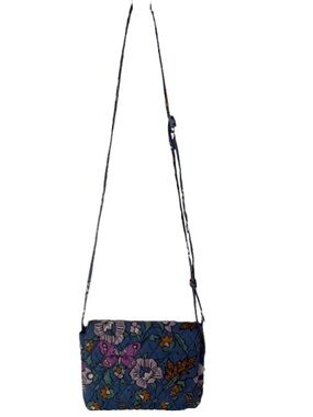 NWT Vera Bradley Small Flap Hipster Crossbody Bag -Wild Praire Floral Butterfly